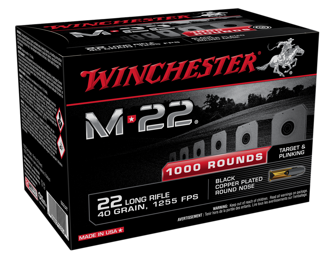 Winchester Ammo M-22, Win S22lrt 22lr 40 Bplrn 1000/2