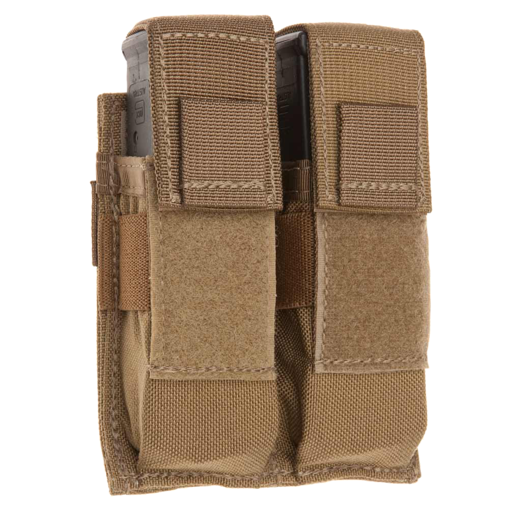 Tacshield (military Prod) Universal, Tacshield T3602cy Dbl Universal Pstl M-pouch Tn