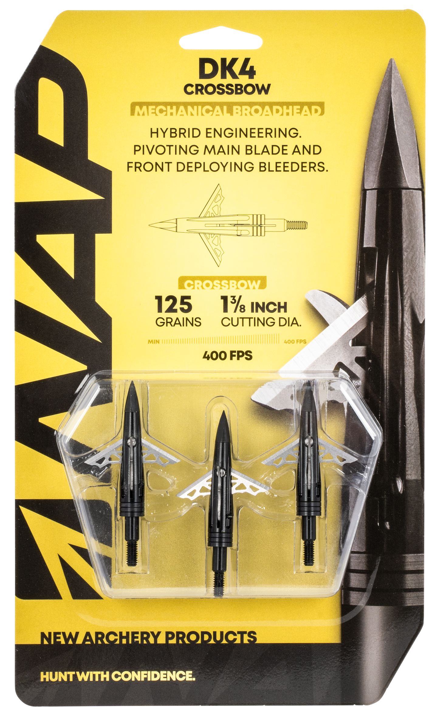 Nap Dk4, Nap 60-dkx125 Dk4 125 X-bow Broadhead 3pk