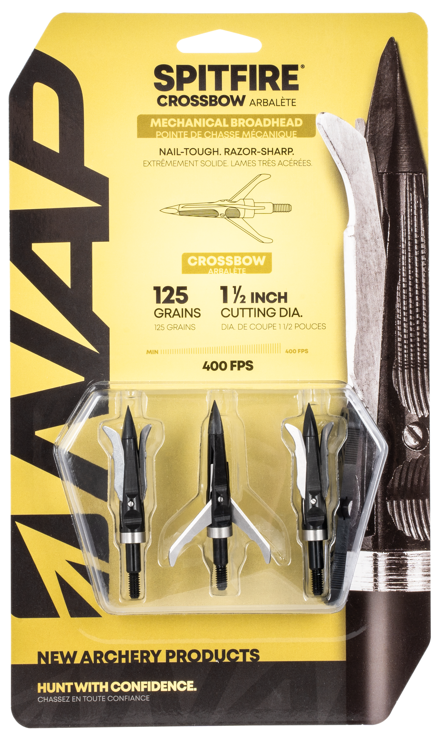 Nap Spitfire, Nap 60-697 Spitfire 125 Crossbow 3pk
