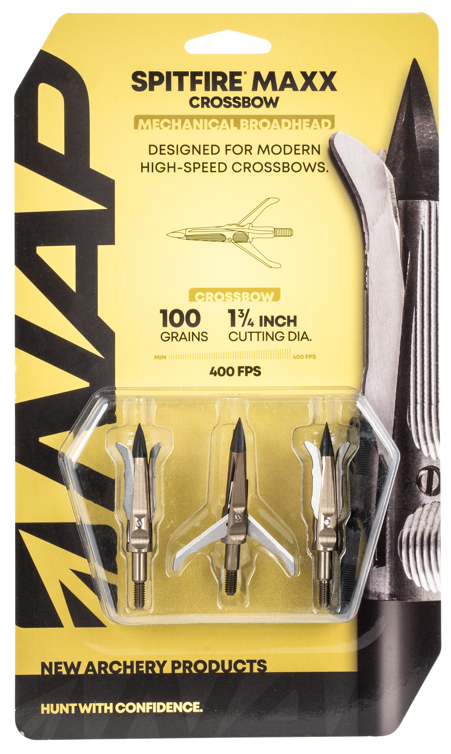 Nap Spitfire Maxx, Nap 60-698 Spitfire 100 Crossbow 3pk