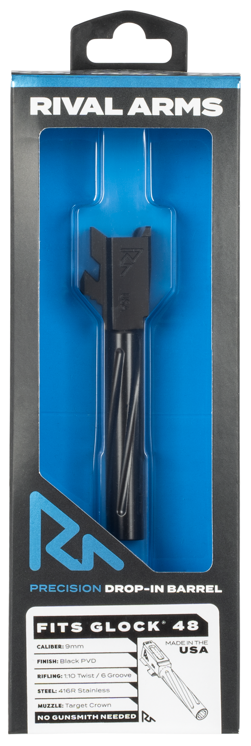 Rival Arms Precision, Rival Ra20g801a Brl Glock48 V1 Blk