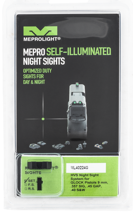 Mepro Usa Llc Mepro Hyper-bright, Mepro 402243111  Hyperbright Glk 9/40      Grn/grn