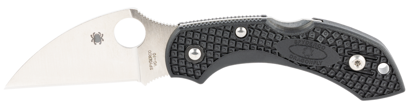 Spyderco Dragonfly 2, Spy C28fpwcbk2 Dragonfly2 Lgwt Blk Wharncliffe