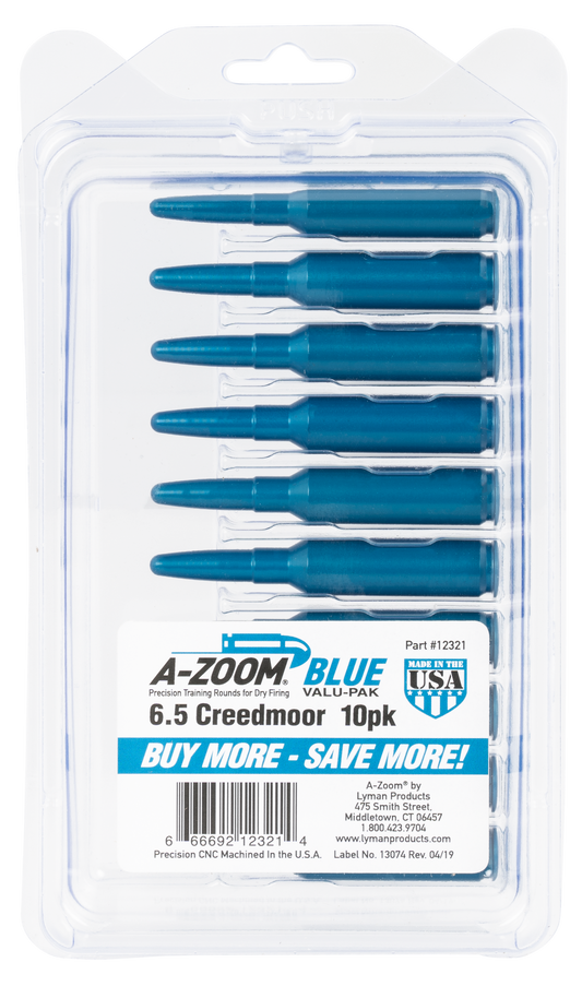 A-zoom Value Pack, Azoom 12321      Snap Cap Blue 6.5            10pk