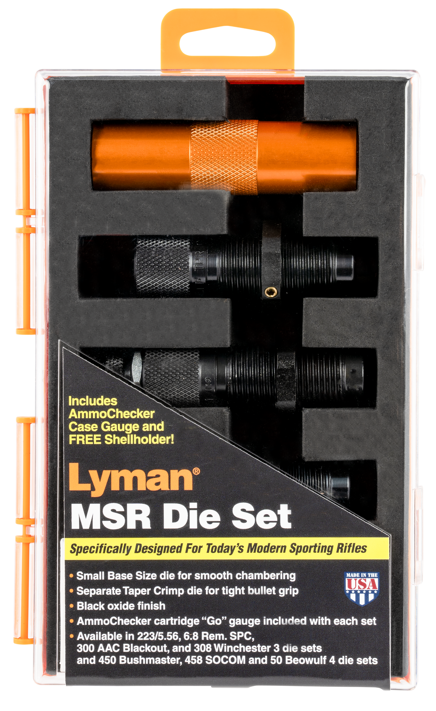 Lyman Msr, Lym 7769103 Msr Precision Die System 350 Lgd 3die