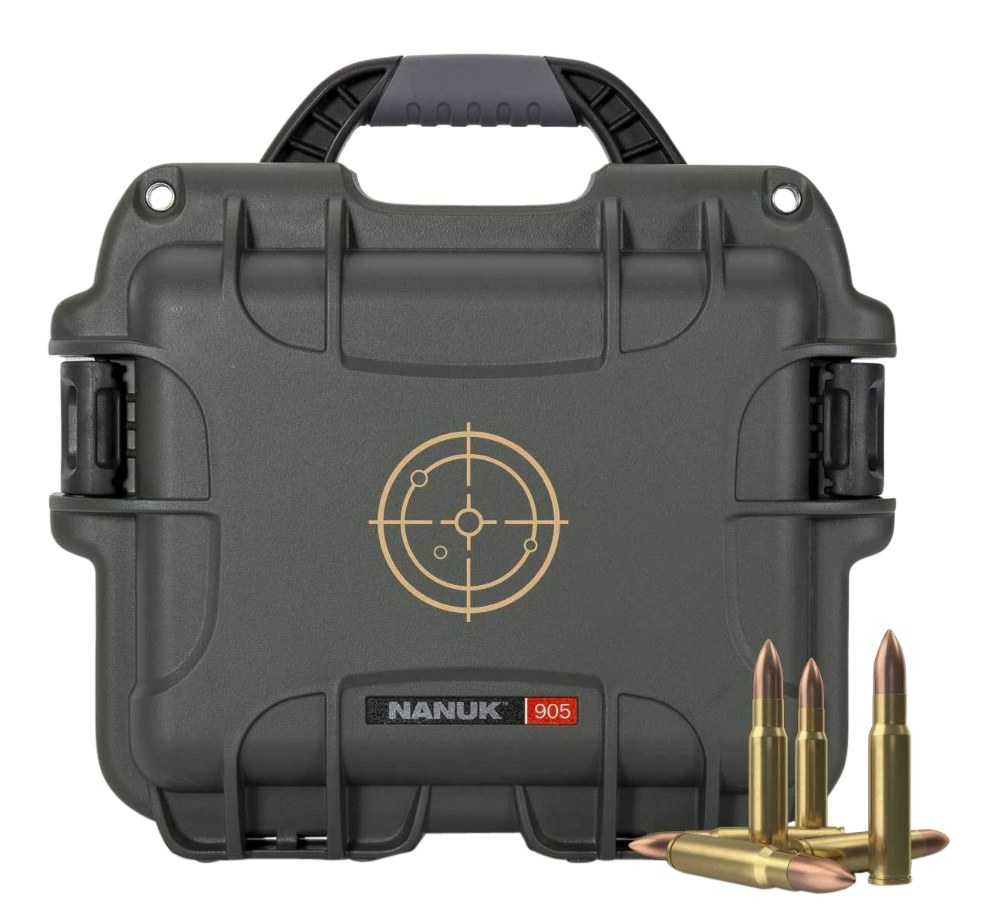 Nanuk (plasticase Inc) 905, Nanuk 905ammo6 Nanuk Cs 905 W/tan Trget Logo Olv