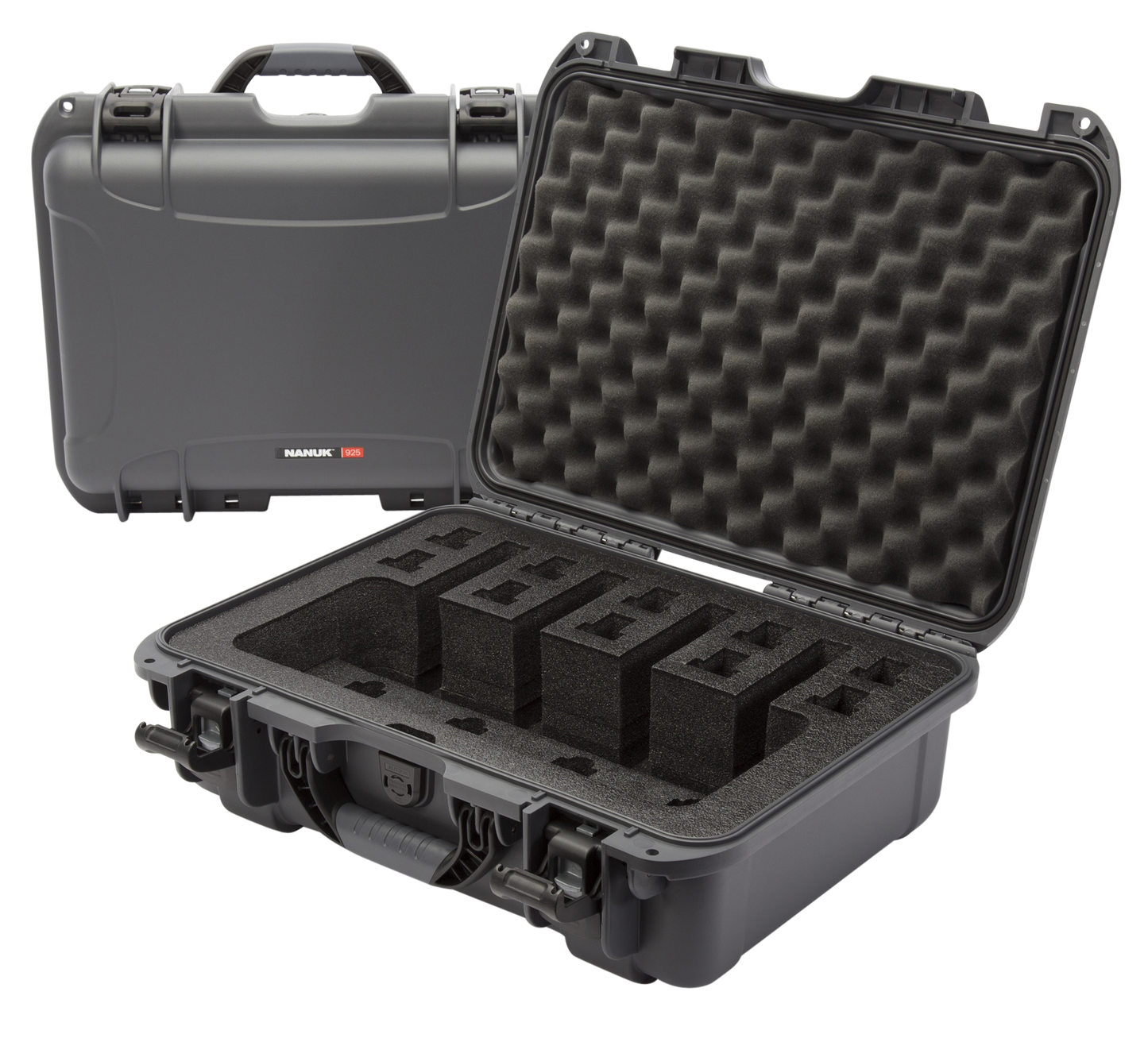 Nanuk (plasticase Inc) 925, Nanuk 9254up7   Nanuk Case W/foam 4up Graphite