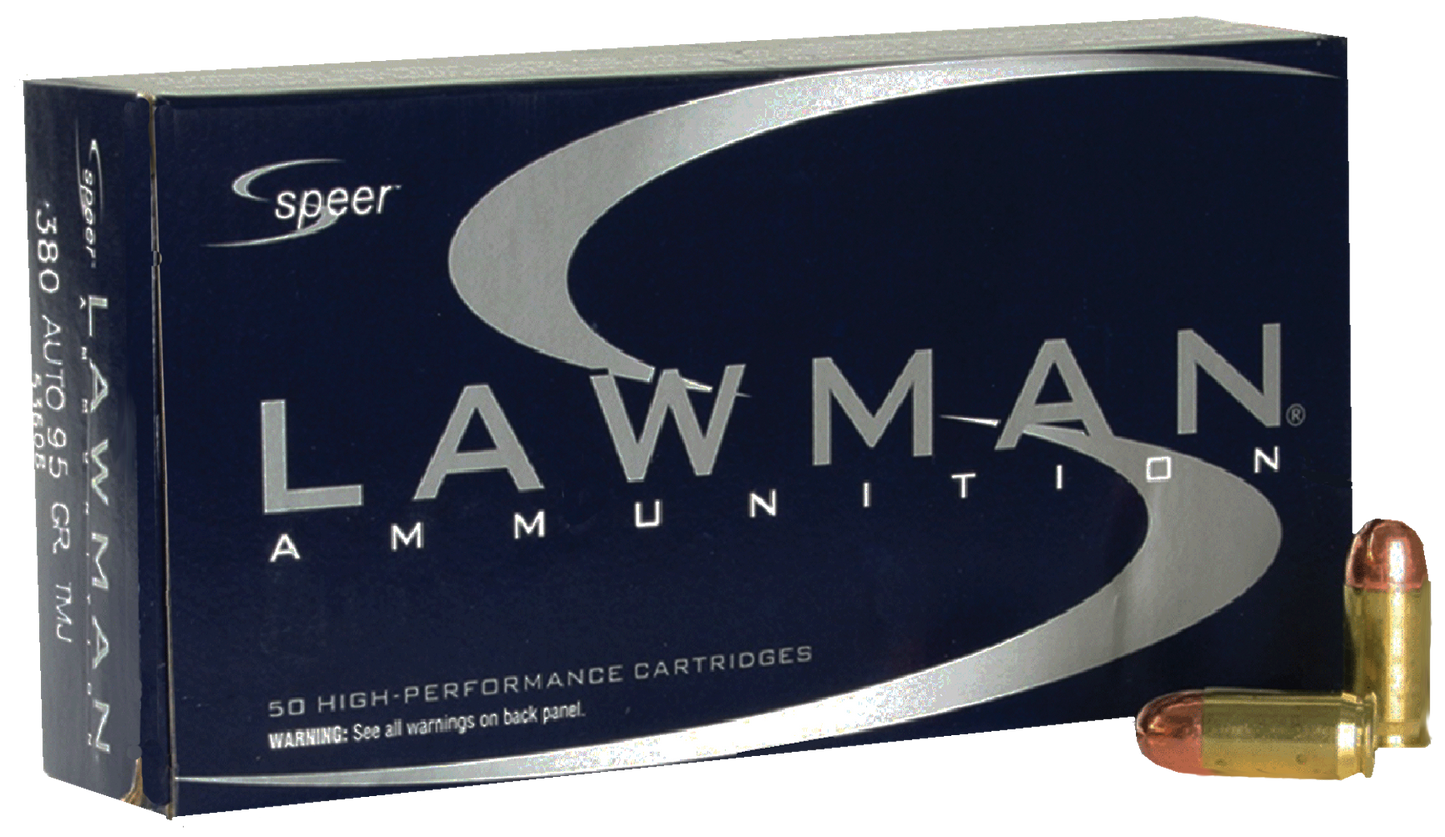 Speer Ammo Lawman, Speer 53608 Lawman 380 95 Fmj 50-20