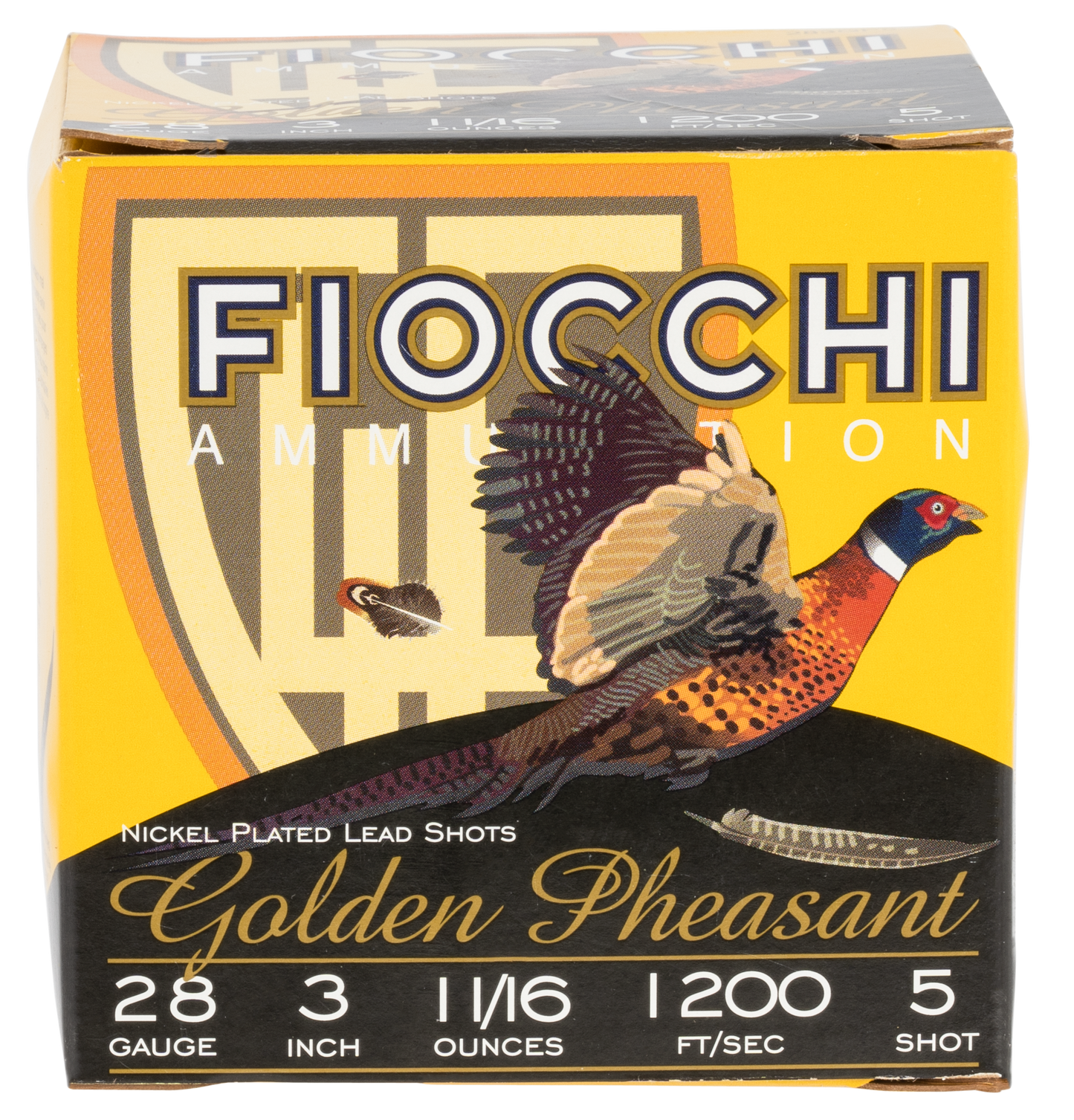 Fiocchi Golden Pheasant, Fio 283gp5 Gld Ph/trk 11/16 3in 25/10
