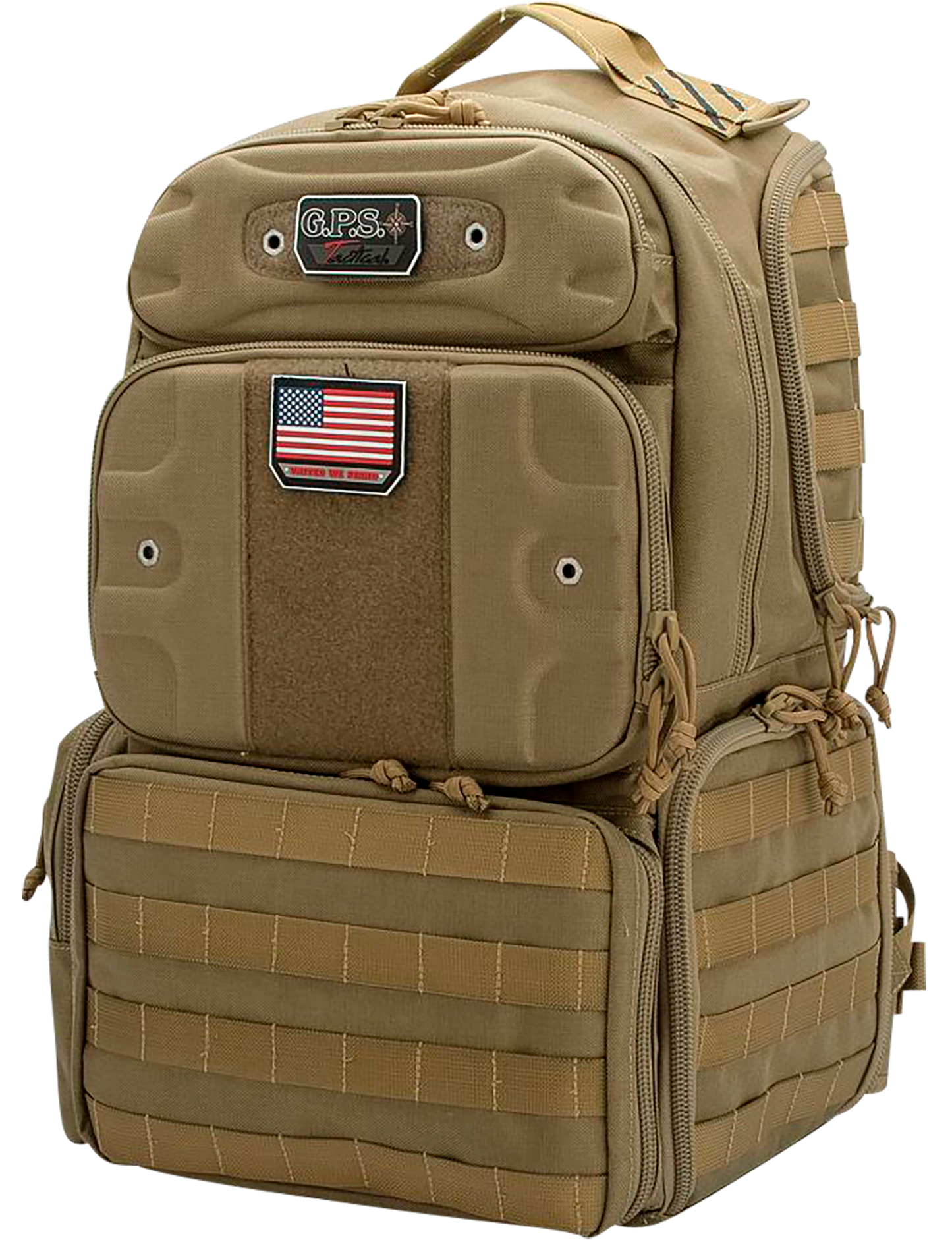 G*outdoors Tactical Range, Gpst1913bptg Tr Backpack Tall 4 Handguns-mold Tan