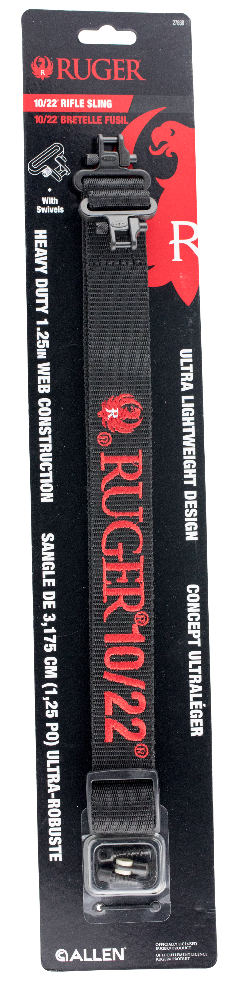 Ruger Rifle Sling, Allen 27838 Ruger 1022 Rifle Sling