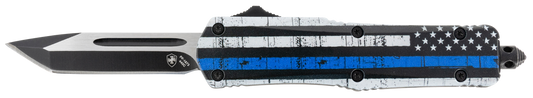 Templar Knife Back The Blue, Temp Sbtb231 Small Back The Blue Tanto  Black