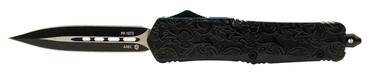 Templar Knife Maiden Gloss, Temp Lmdg131 Large Maiden Gloss Dagger 440c Black