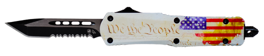 Templar Knife We The People, Temp Swtp531  Small We The People Tanto Serr Blk