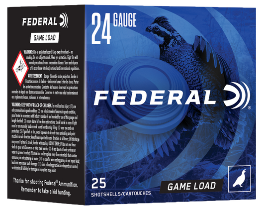 Federal Game Load, Fed N1248     Gmshk Fld  24ga 2.5  11/16     25/10
