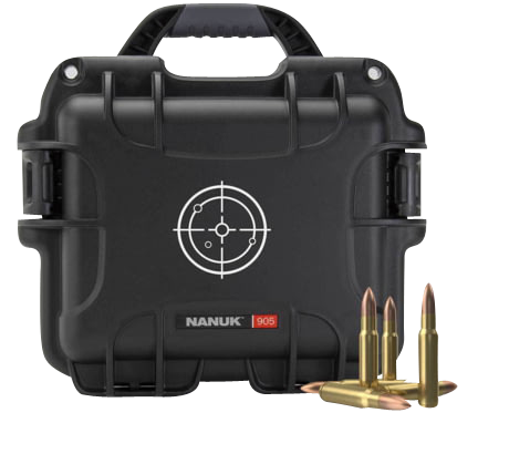 Nanuk (plasticase Inc) 905, Nanuk 905ammo1 Nanuk Cs 905 W/wht Trget Logo Blk