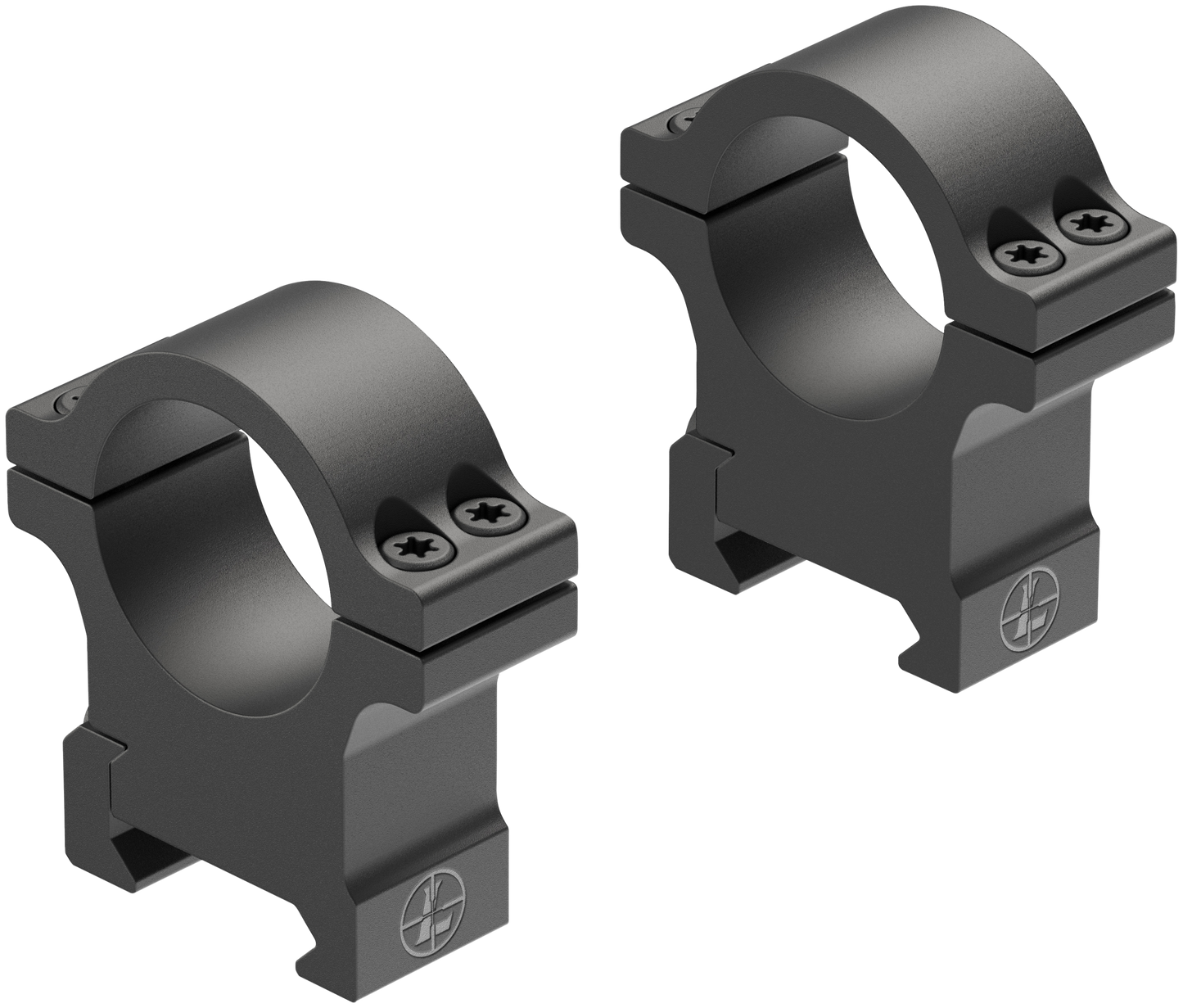 Leupold Open Range Cross-slot, Leu 180945 Open Range Cross-slot Rings 1in Hi