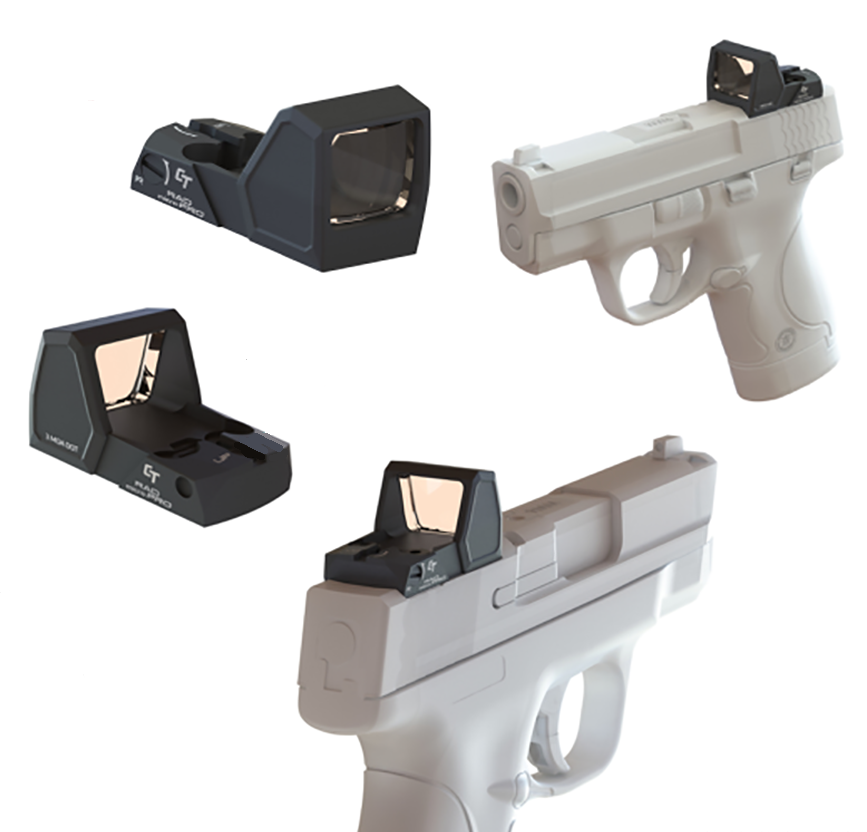 Crimson Trace Rad, Crim 01-01970 Rad Micro Pro Comp Reflex Sgt Red