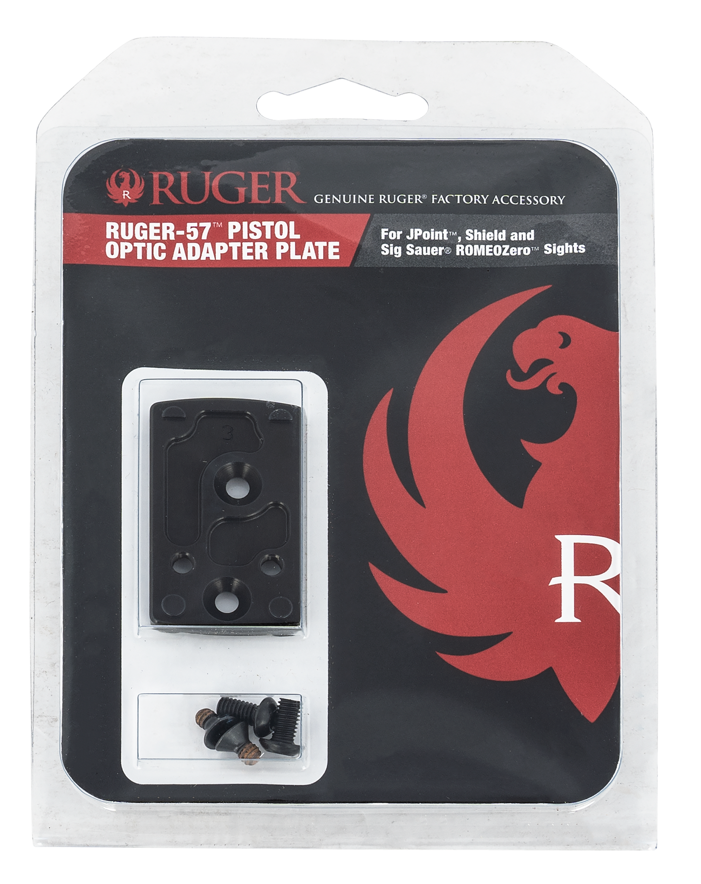 Ruger Ruger-57, Rug 90723 Optic Adapter Plate Rug57(jpt/shld/sig)