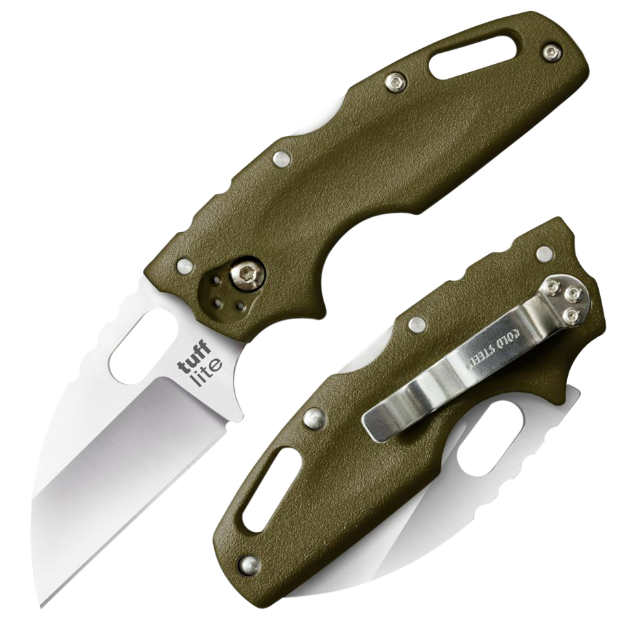 Cold Steel Tuff Lite, Cold Cs-20ltg Tuff Lite Plain Edge Od Green