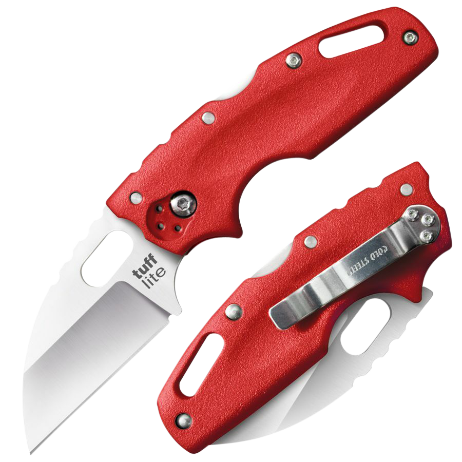 Cold Steel Tuff Lite, Cold Cs-20ltr Tuff Lite Plain Edge Red