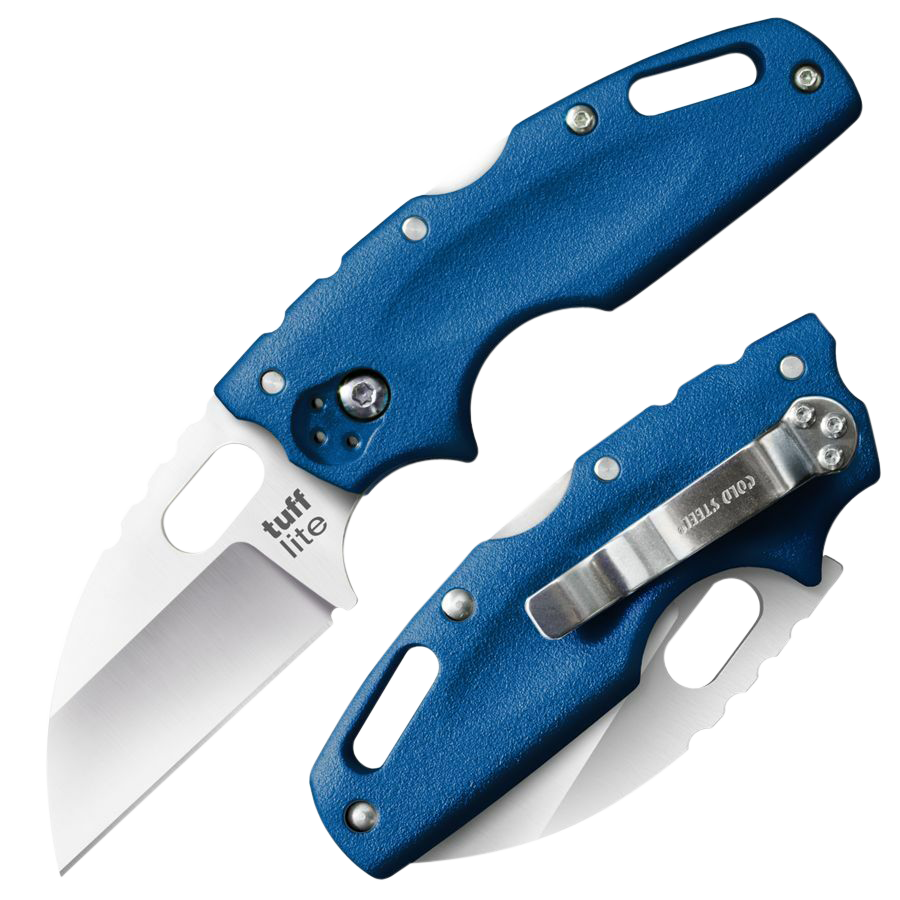 Cold Steel Tuff, Cold Cs-20ltb Tuff Lite Plain Edge Blue