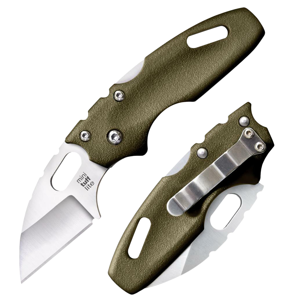 Cold Steel Tuff Lite, Cold Cs-20mtgd Mini Tuff Lite Plain Od Green