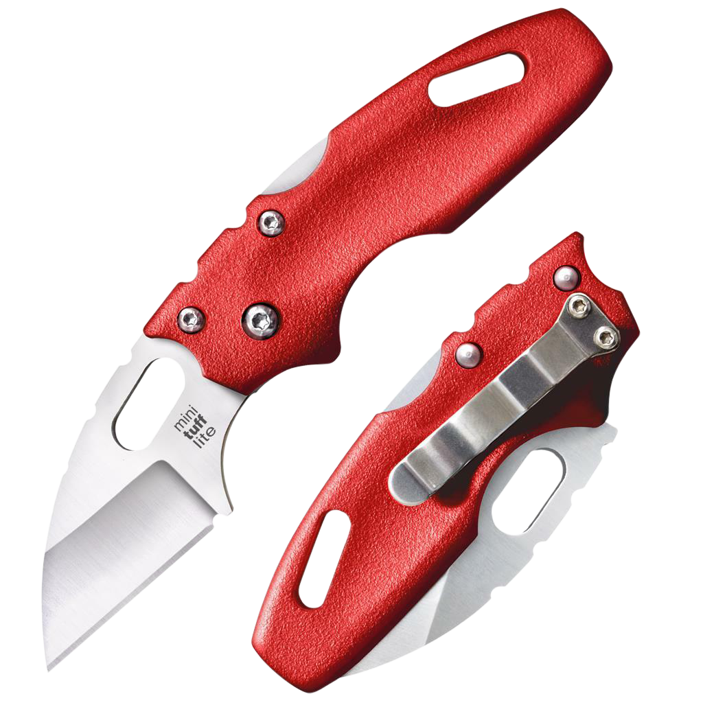 Cold Steel Tuff Lite, Cold Cs-20mtr Mini Tuff Lite Plain Red
