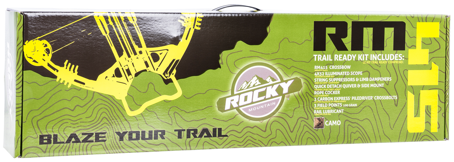 Feradyne Inc Rm-415, Rcky Mnt Rm58004 Rm415 Camo Crossbow Package