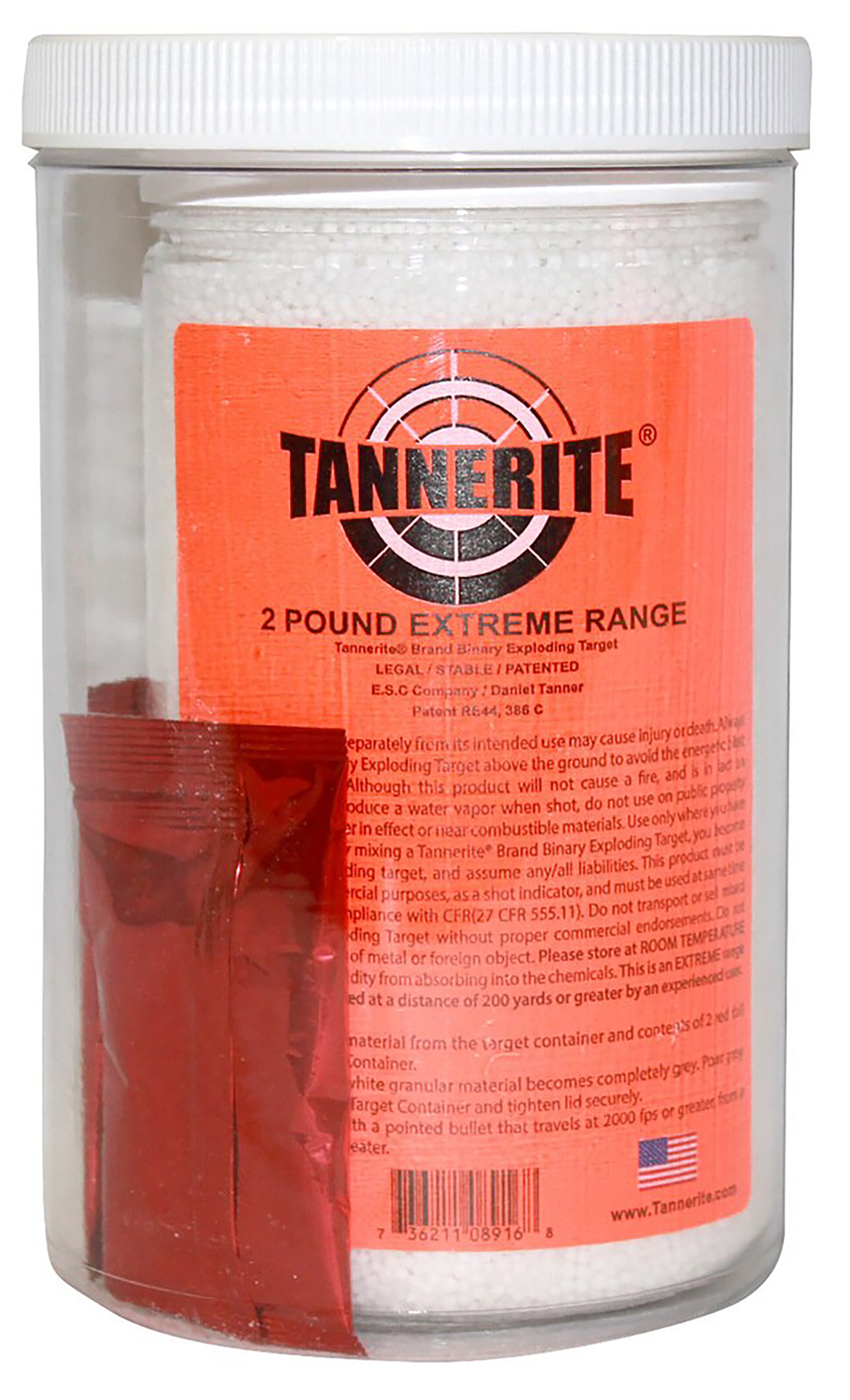 Tannerite 2 Pound Target, Tan 2et 2lb Target 6 Cs