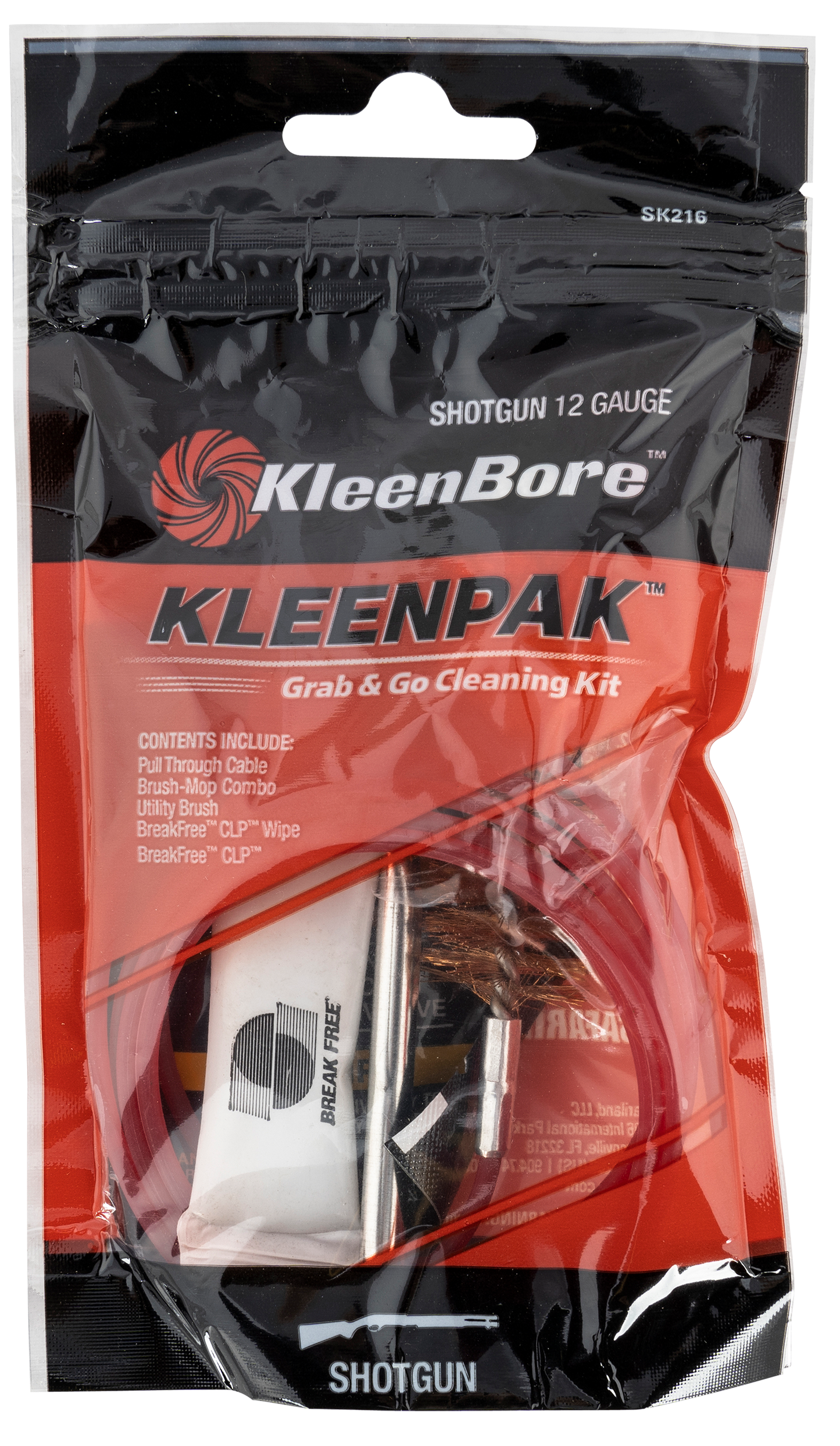 Kleen-bore Grab & Go, Kln Sk216-10 Grab N Go Cln Pak 12 Ga 10pk