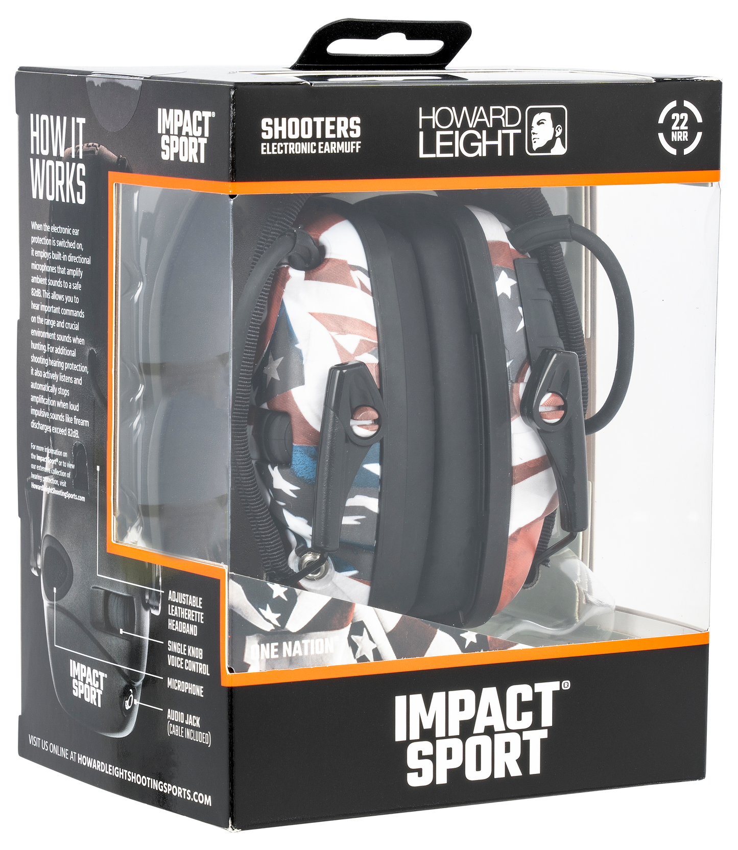 Howard Leight Impact Sport, How R02530 Impact Sport One Nation Elec Earmuff