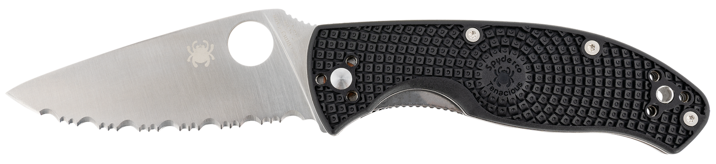 Spyderco Tenacious, Spy C122sbk Tenacious Blk Frn Hndl Spy