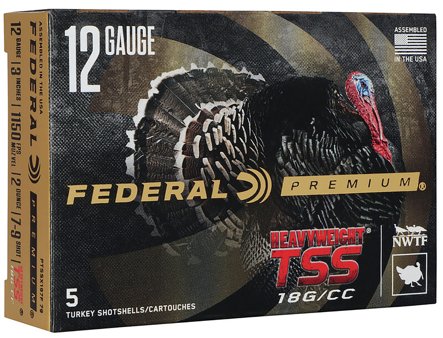 Federal Premium, Fed Ptssx197f79 Tss Cmb 12 3in 2oz Tky 5/50