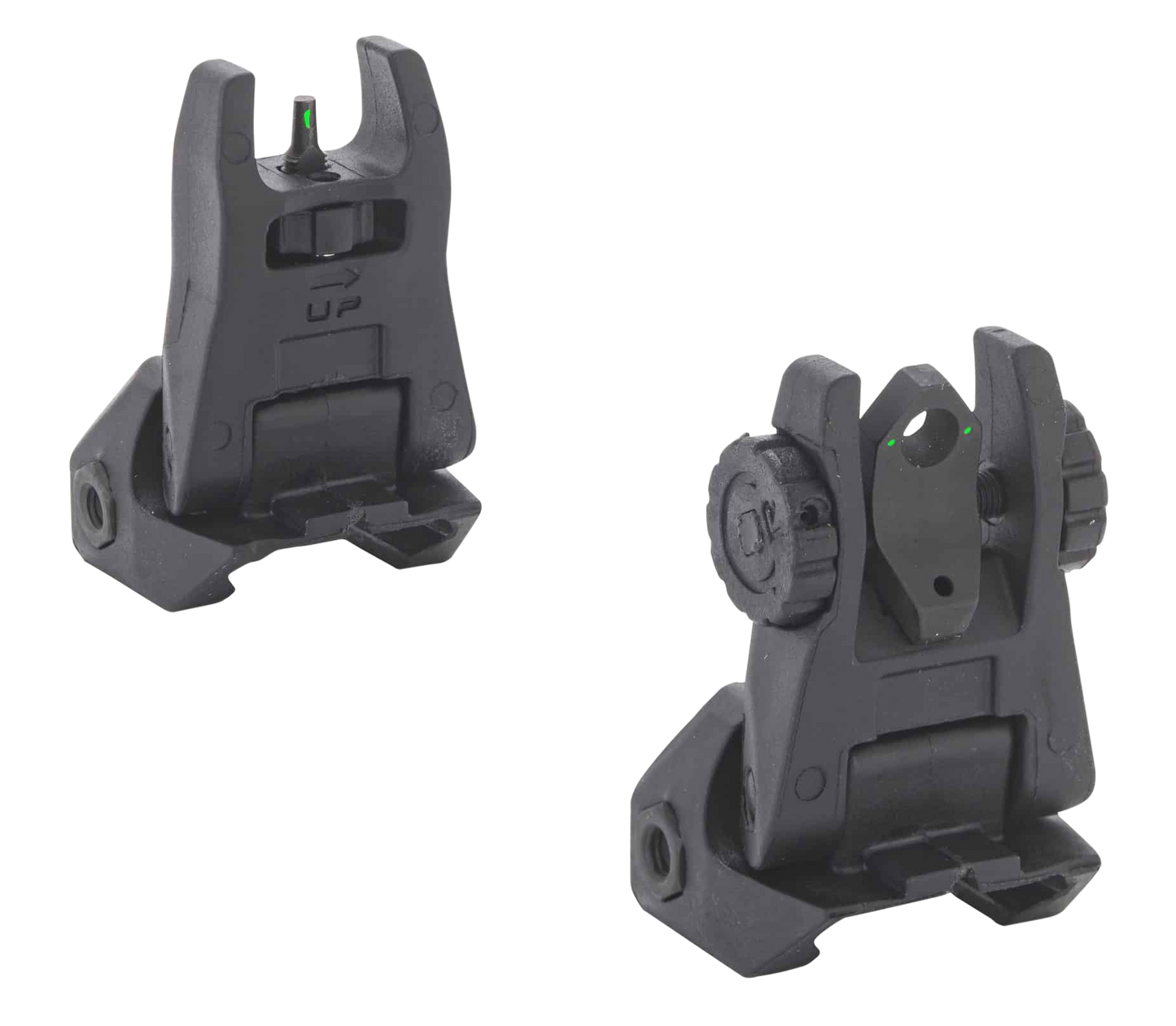 Mepro Usa Llc Mepro Fubs, Mepro 404100 Fubs-flip Backup Sght 2dot Blk