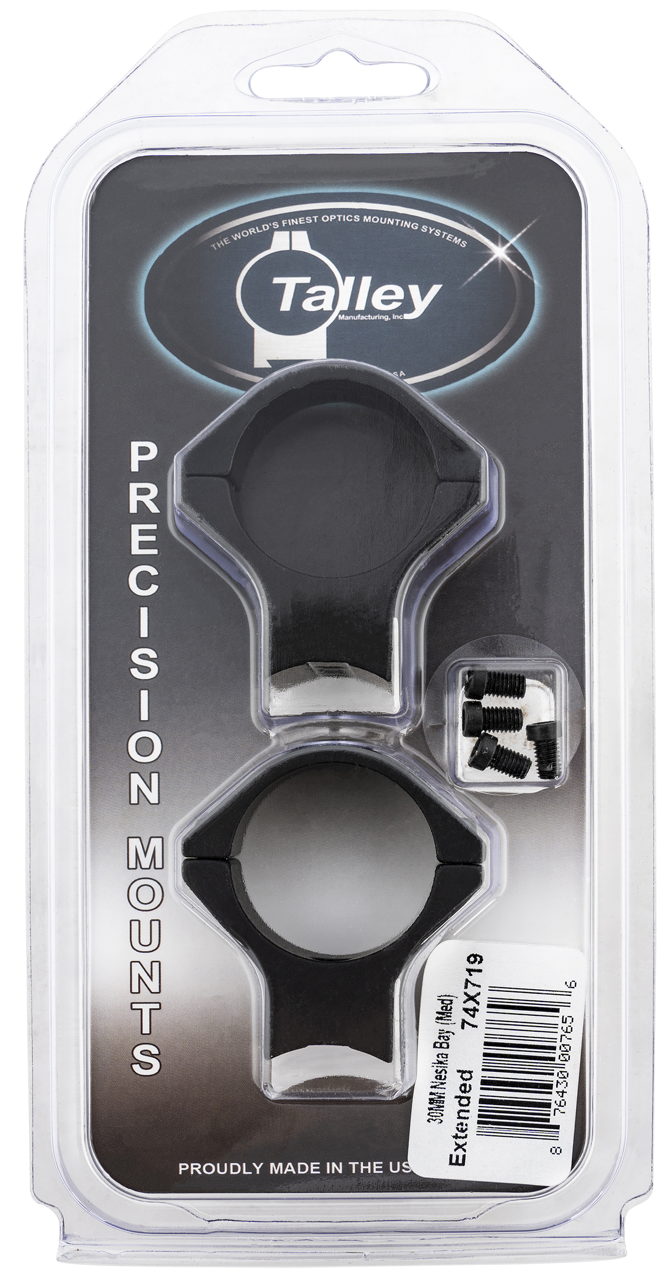 Talley Scope Ring Set, Tal 74x719 30mm Savage Round Receiver (8-40 Md
