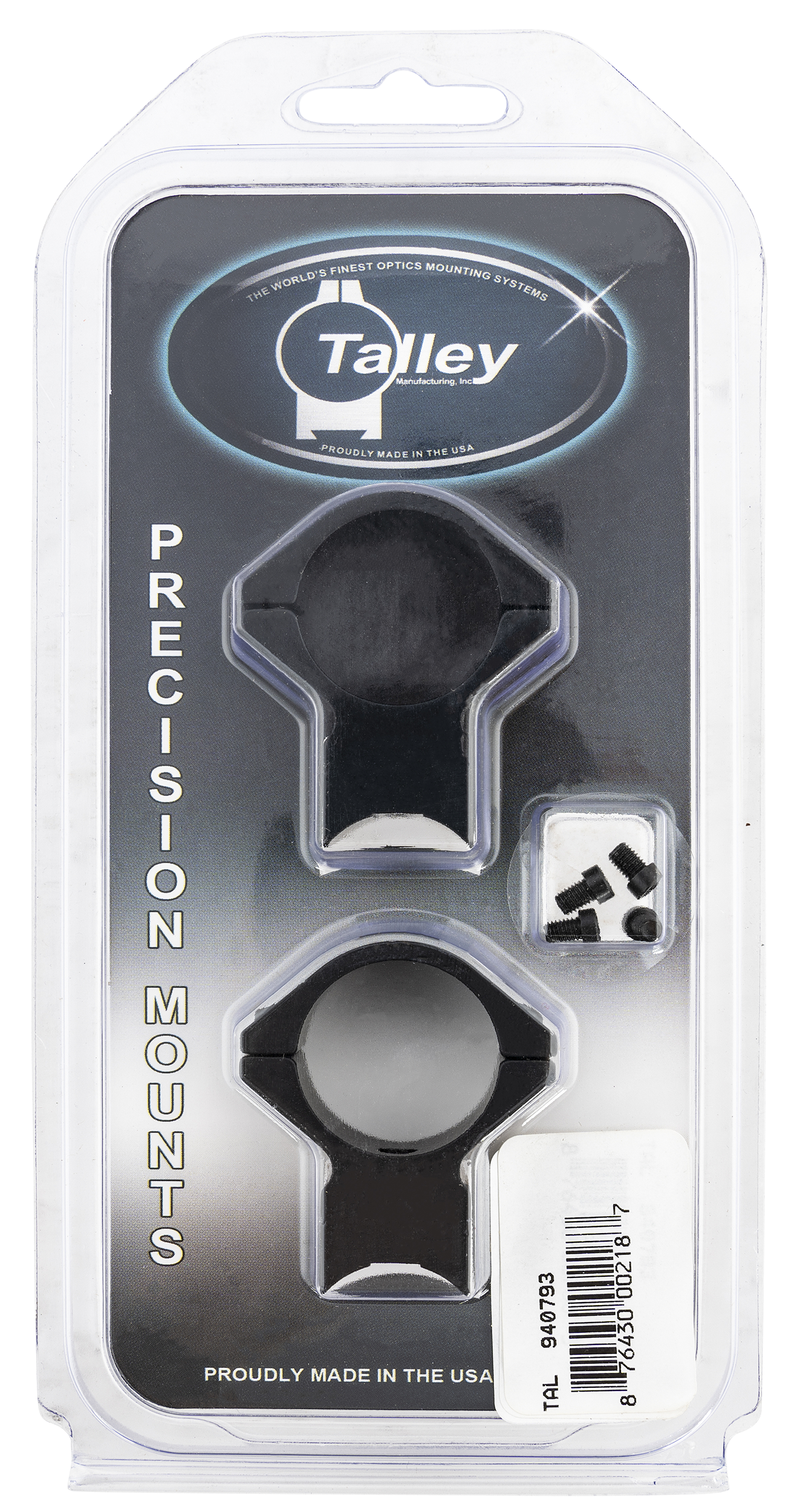 Talley Scope Ring Set, Tal 940793 1" Model 93r, B.mag, Mark Ii (med)