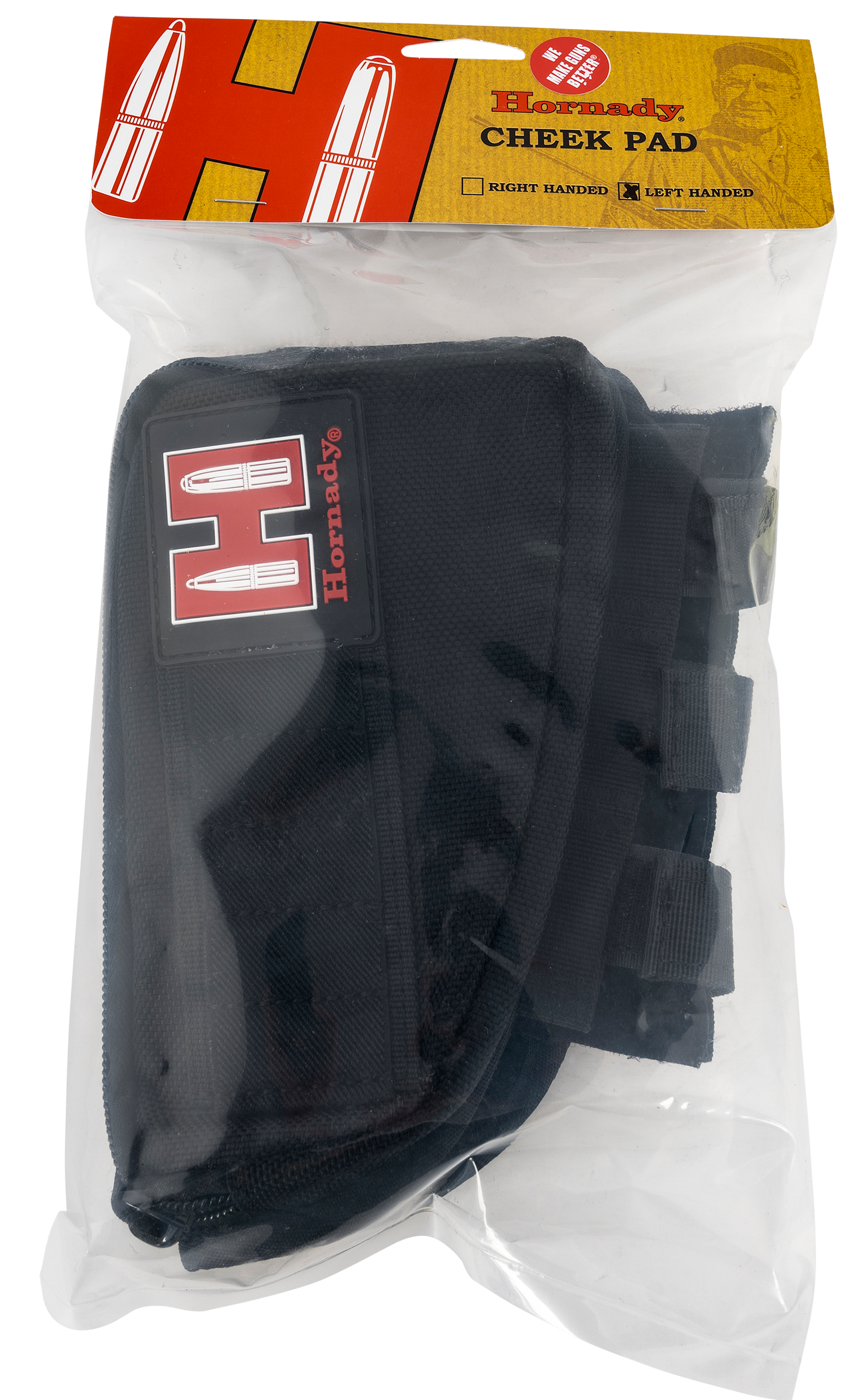 Hornady Rifle Cheek Rest, Horn 99113 Gun Cheek Piece Blk Lh Holds 5 Shells