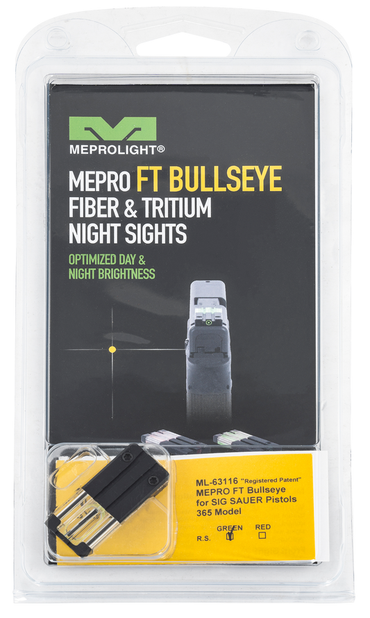 Mepro Usa Llc Mepro Ft Bullseye, Mepro 631163108  Ft Bullseye p365 Rear Gr(not Sas)