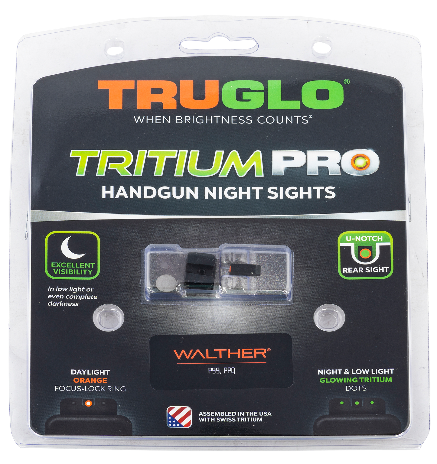 Truglo Tritium Pro, Tru Tg-tg231w1c Trit Pro Walt Ppq Set Orn