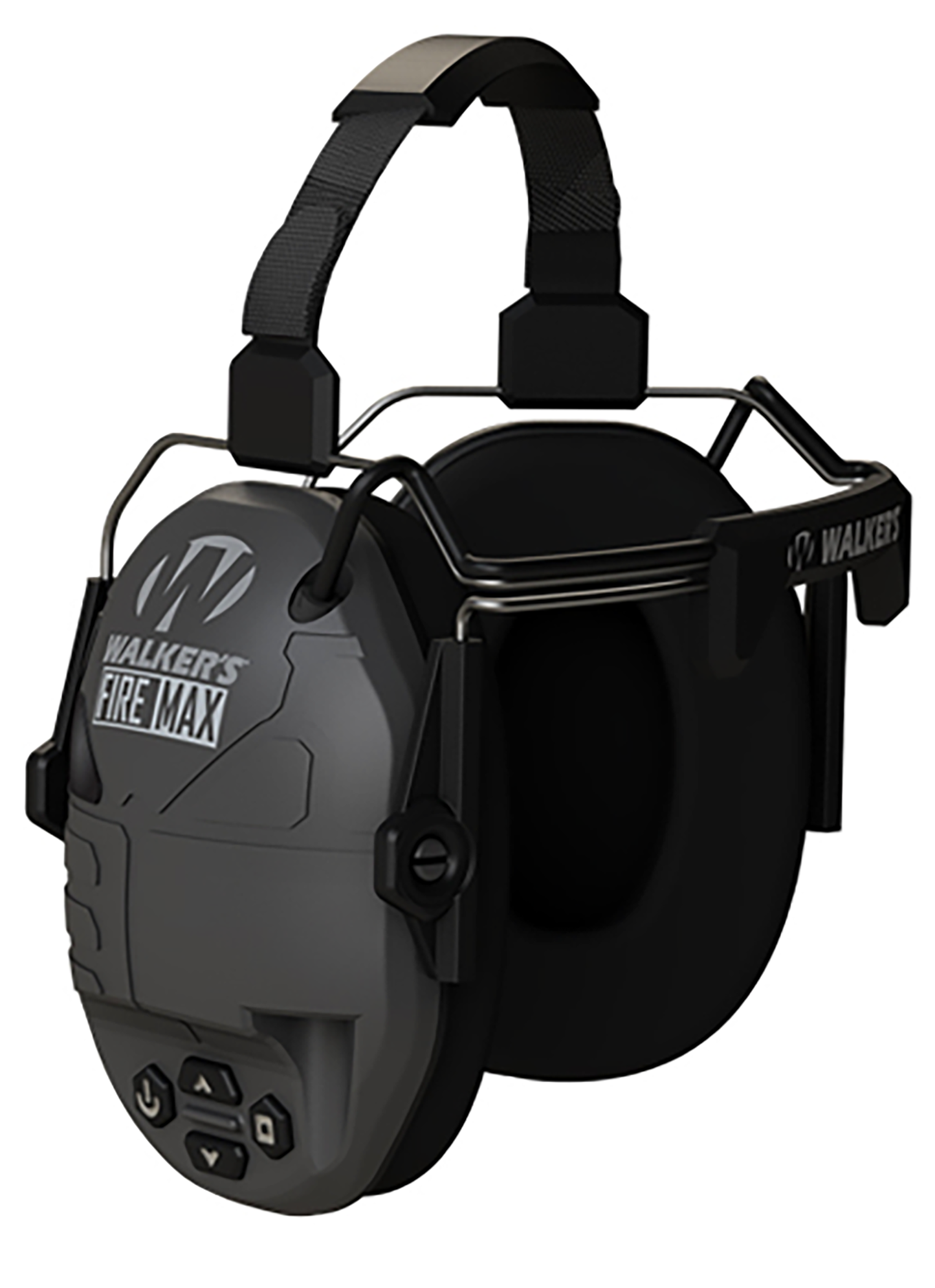 Walkers Game Ear Firemax, Wlkr Gwp-dfm-btn Firemax Muff Behind The Neck