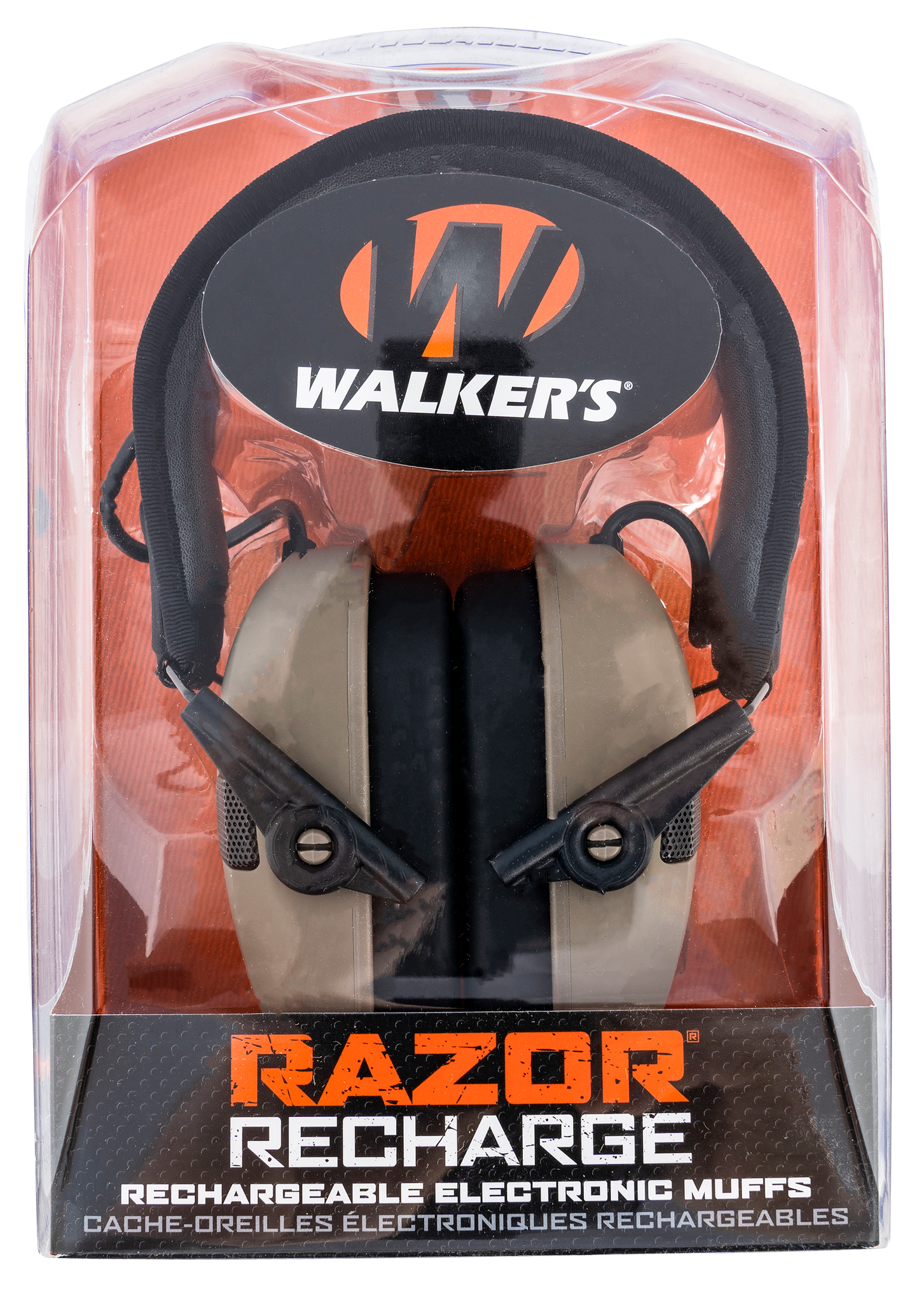 Walkers Game Ear Razor, Wlkr Gwp-rsemrc-fde Razr Muff Rechargeable Fde
