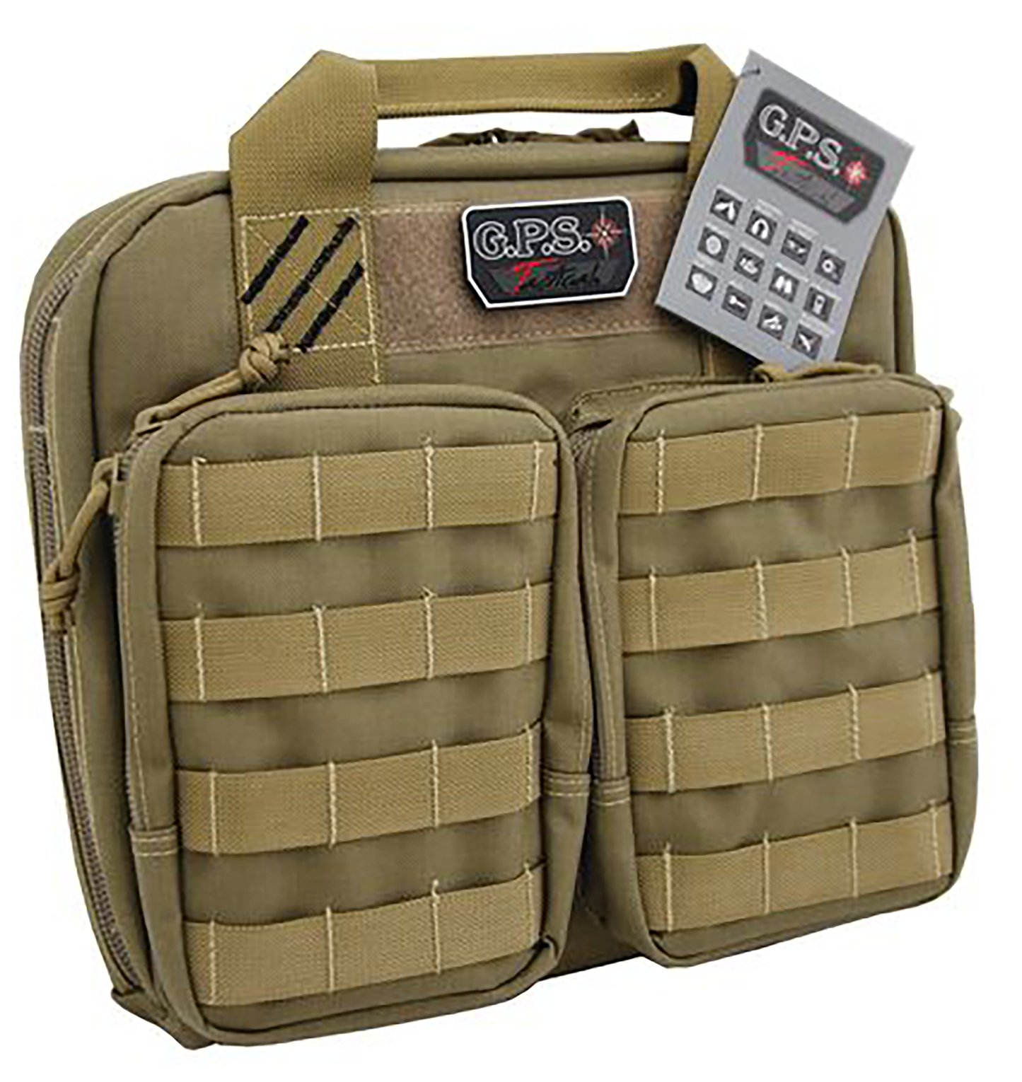 G*outdoors Tactical, Gps T1411pct Tactical Double Pistol Case -tan