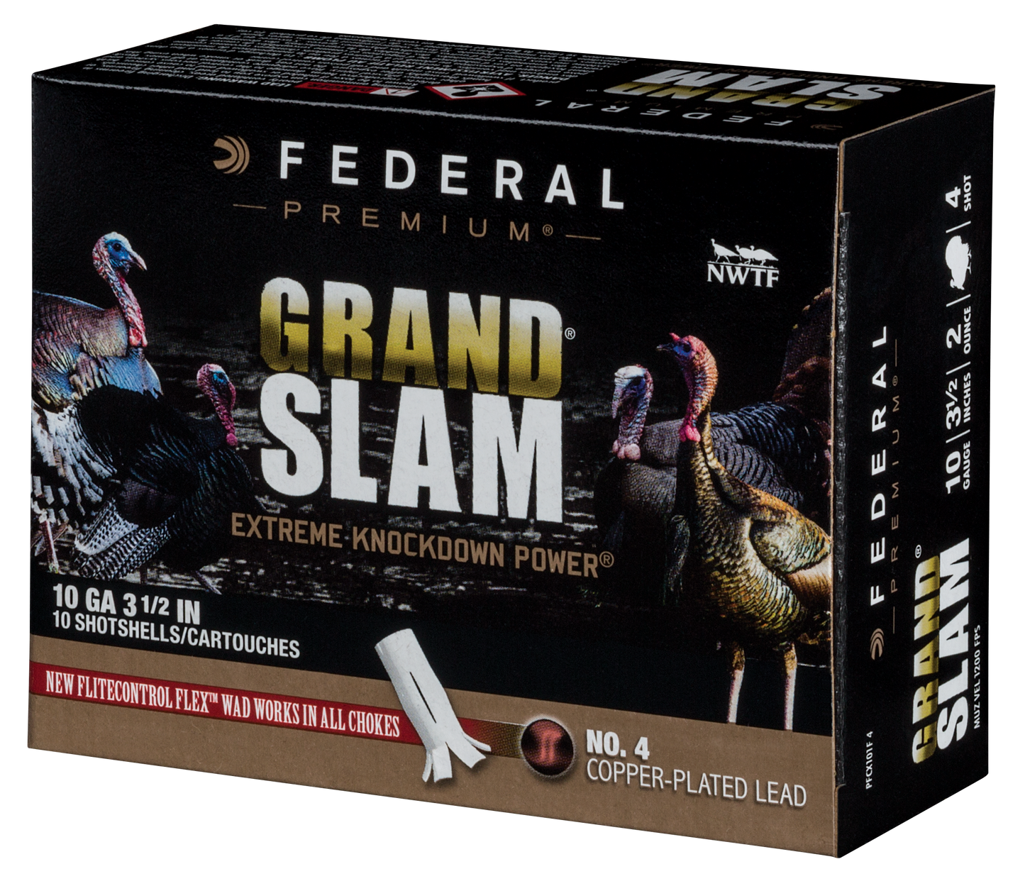 Federal Grand Slam, Fed Pfcx101f4 Grslam 10 3.5 2oz Tky 10/25
