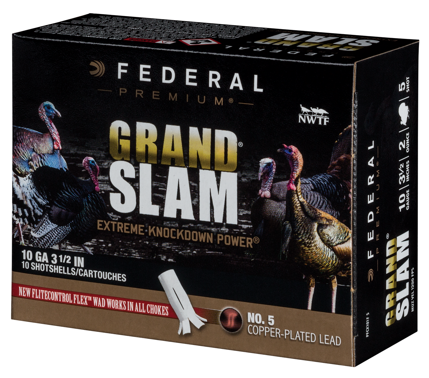 Federal Grand Slam, Fed Pfcx101f5 Grslam 10 3.5 2oz Tky 10/25