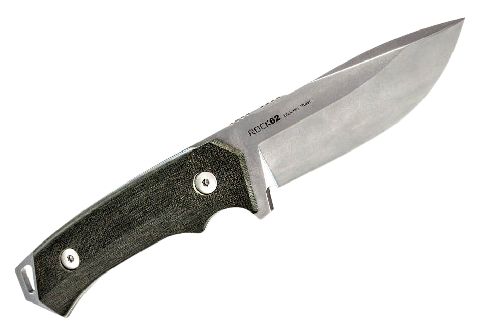Woox Llc Rock 62, Woox Bu.knf001.07 Rock 62 Knife Micarta Gry Blade
