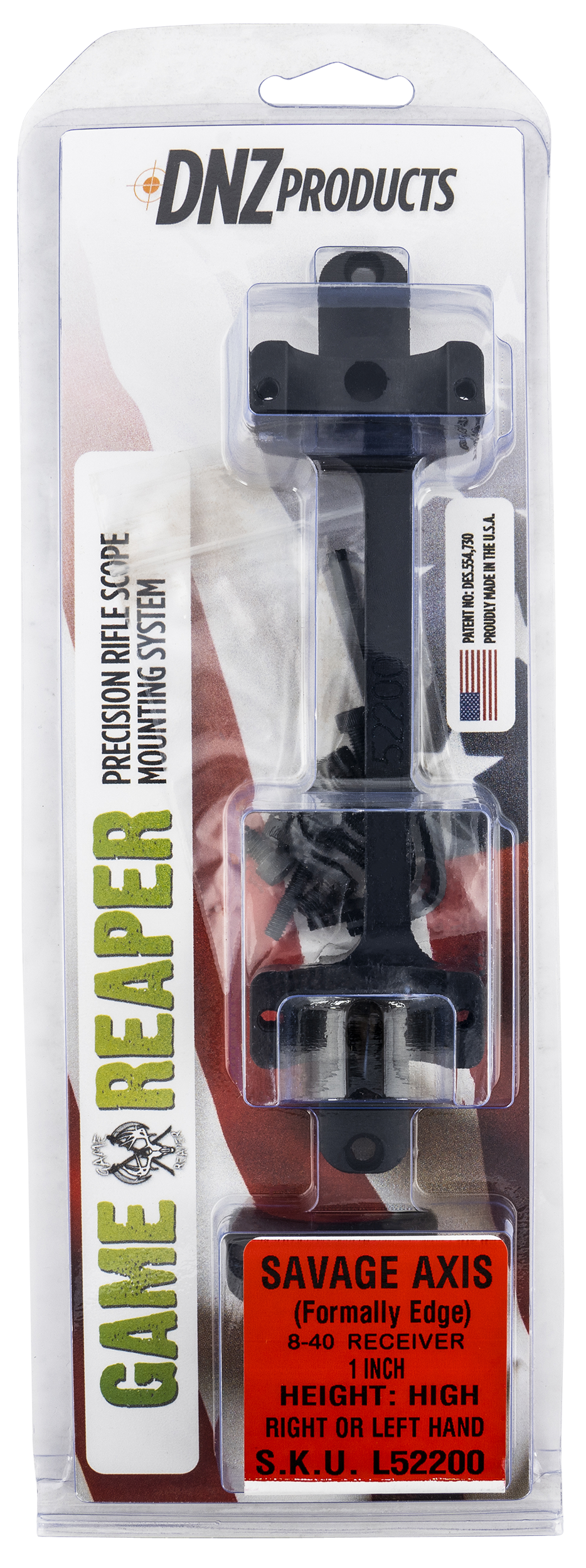 Dnz Game Reaper, Dnz L52200 Sav Axis Edge Hi Mt 8-40