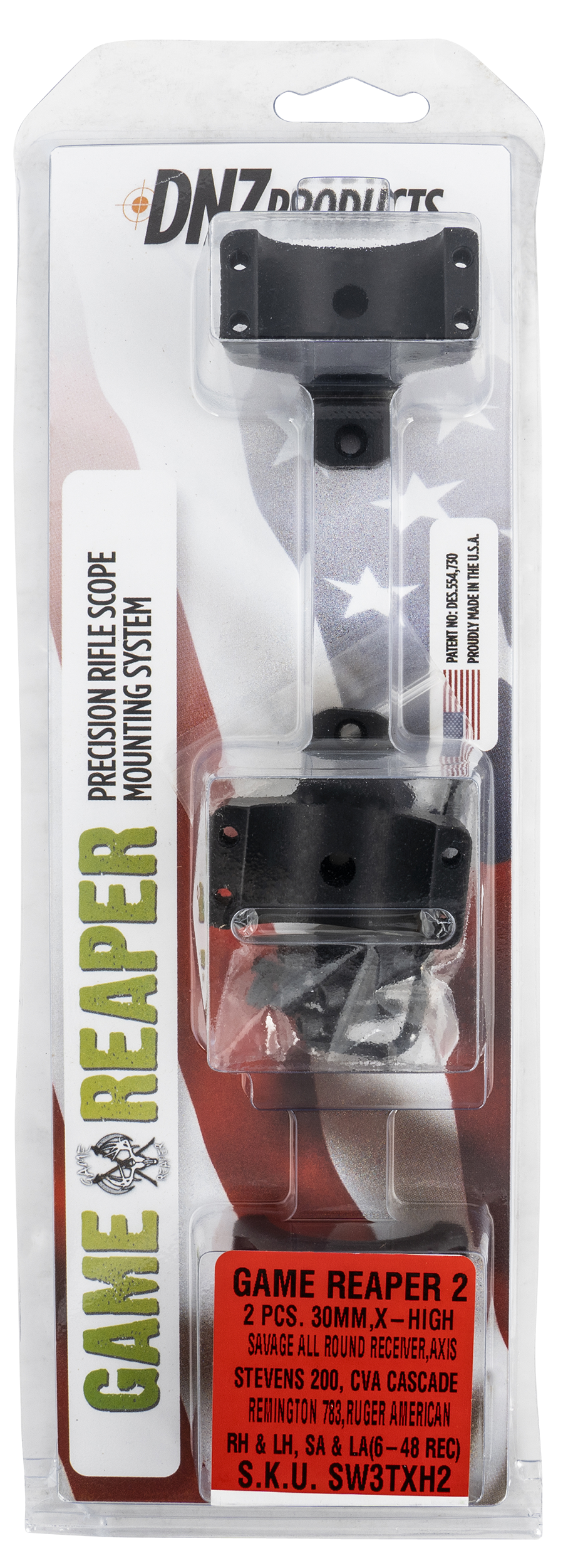 Dnz Game Reaper 2, Dnz Sw3txh2 2 Pc Sav Round Axis Xh Mt 30mm