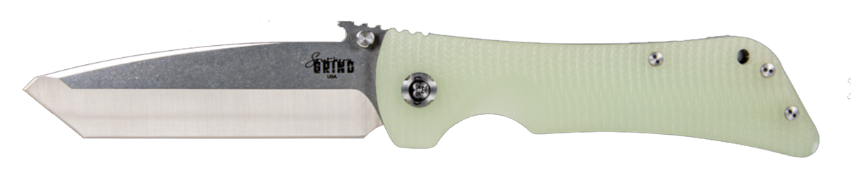 Diamondback Knifeworks Bad Monkey, Sgrin Sg02050009 Bad Mky Emmr Tanto Jade Grn Hndl